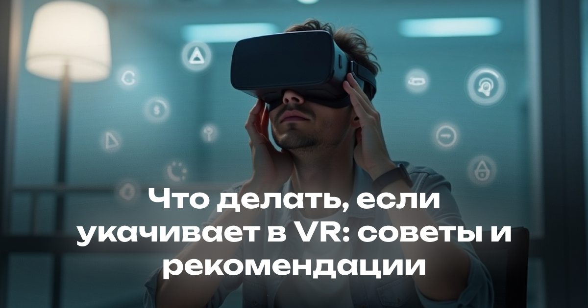 Что делать, если укачивает в VR: советы и рекомендации